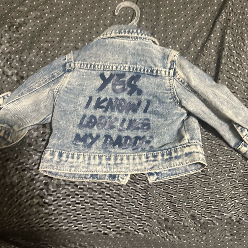 SHEIN Light Blue Kids Denim Jacket